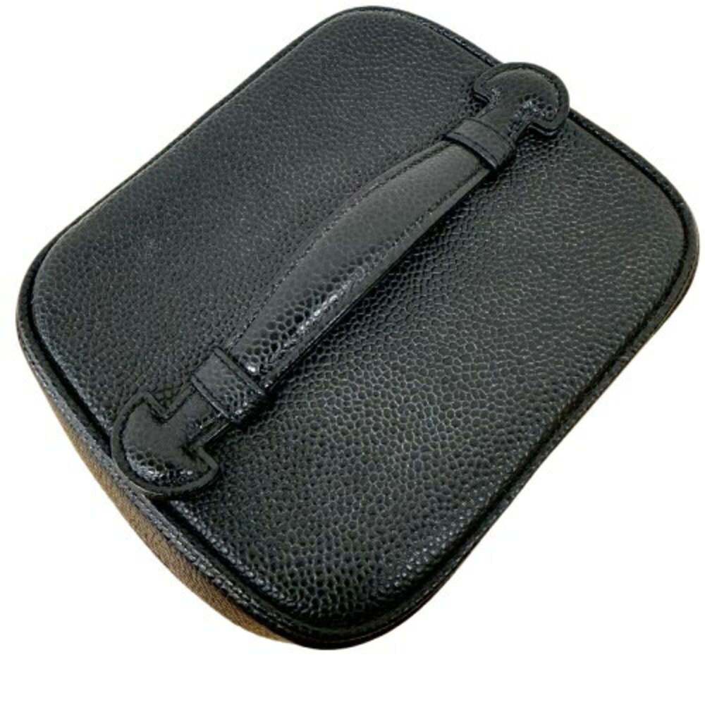 CHANEL Black Caviar Leather Vanity Bag - Picture 7 of 10